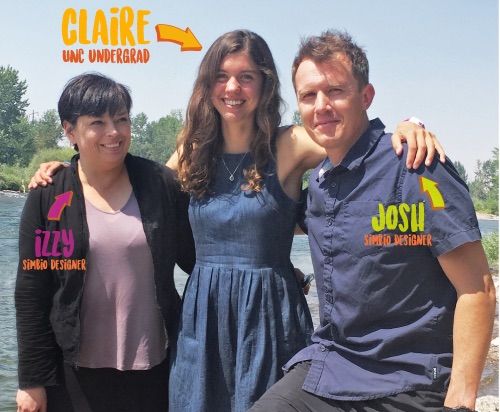 photo of claire josh and izzy