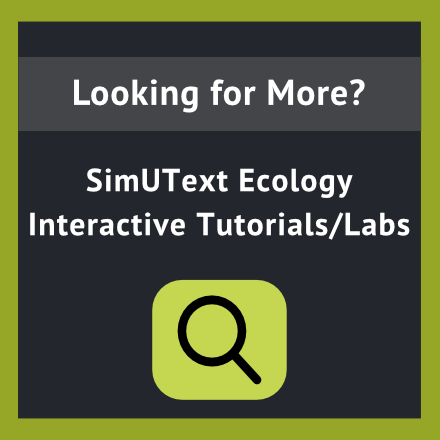 SimUText Ecology Tutorials/Labs